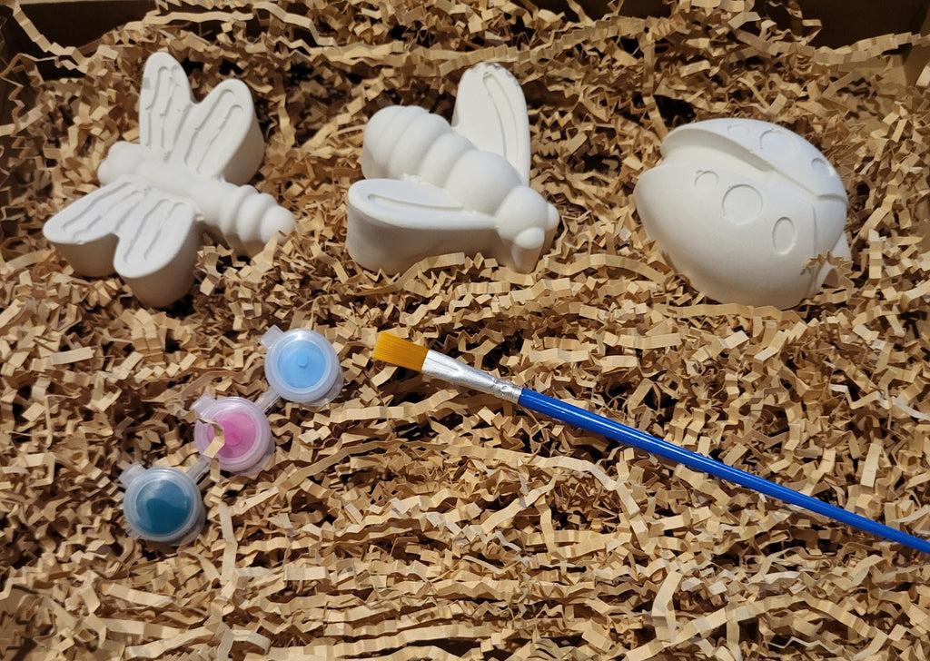 Kit figurines Insectes à peindre