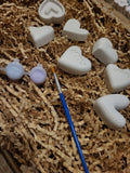 Kit figurines petit coeur à peindre